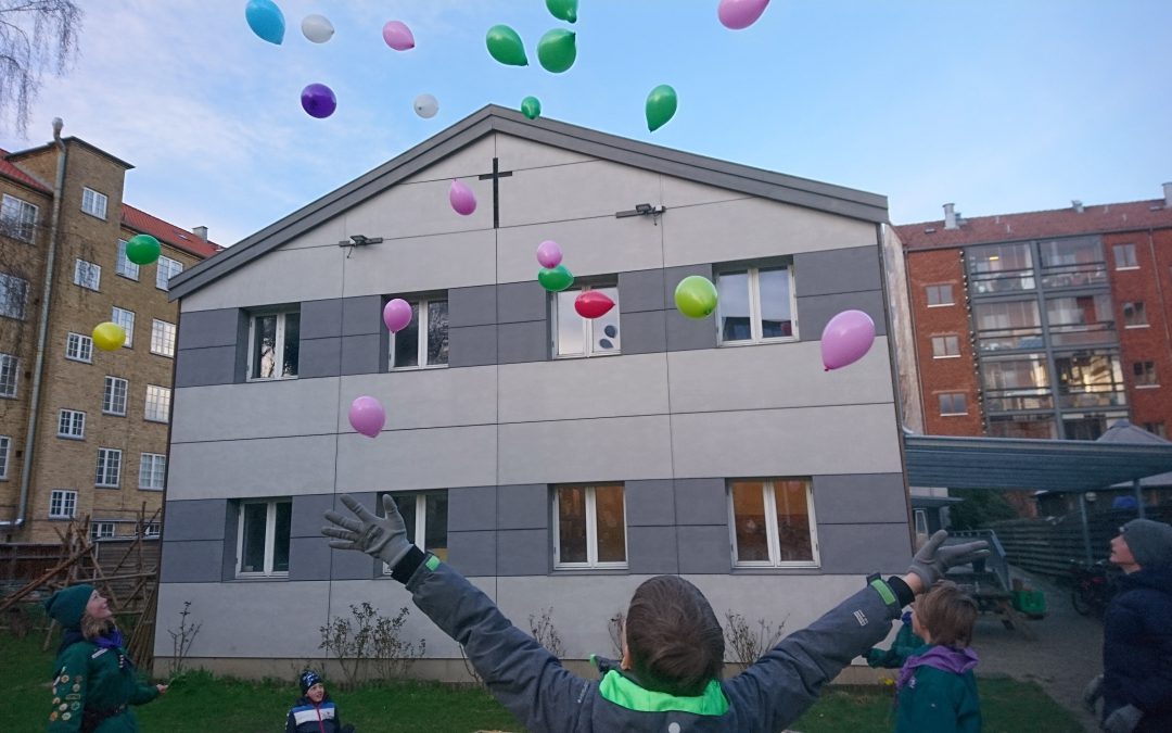 Påskens budskab er sendt op i himlen